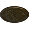 Ekena Millwork Temple Ceiling Medallion (Fits Canopies up to 9 1/4"), Hand-Painted Green Gold, 24"OD x 1 5/8"P CM24TEGGS - alternate 3